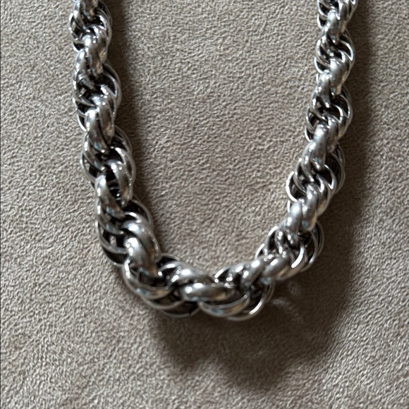 Ross-Simons Silver Rope Chain Necklace - Picture 4 of 4
